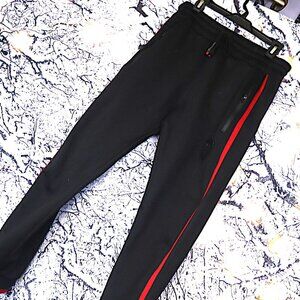ACTIVE PANTS XL True Legend Black Red Sweatpants Running Outdoors Athletic Gym